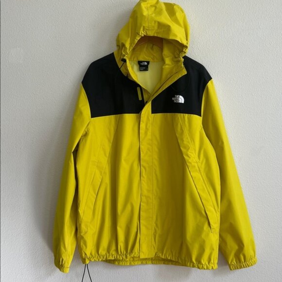 THE NORTH FACE Men's Antora Breathable Waterproof Rain Jacket Yellow/Black XL - Picture 4 of 13